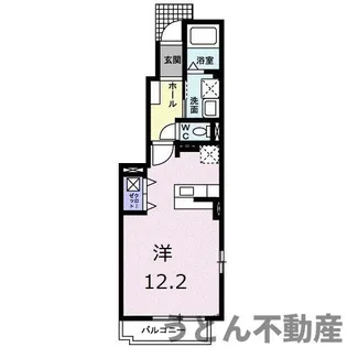 マーベル ヘブンⅡ【1階】の間取り