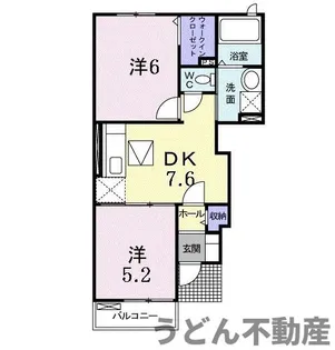 プラシード【1階】の間取り