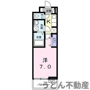 ディアコート 宮脇【2階】の間取り