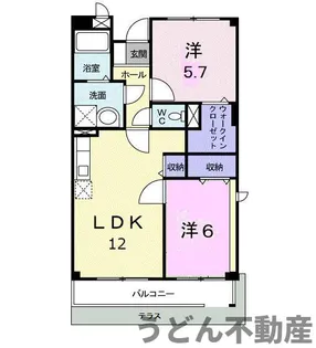 COMFORT MANSION【1階】の間取り