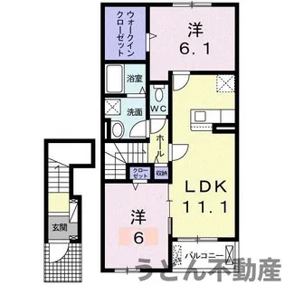 エベントⅢ【2階】の間取り