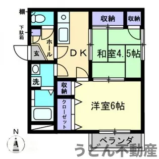 リサーラ錦町【201号室】の間取り