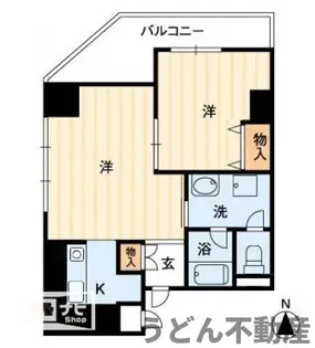コトブキビル【301号室】の間取り