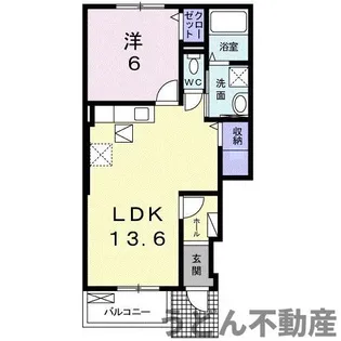 椿Ⅱ【1階】の間取り