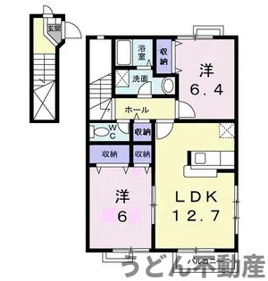 Garden Hills【2階】の間取り