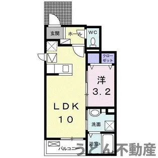 ロイヤルパークⅡ【1階】の間取り