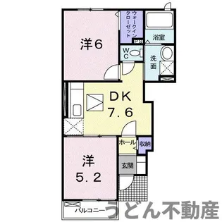 プリマベーラ国分寺【1階】の間取り