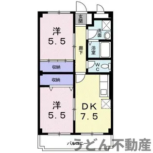 ルレーブ・ロイヤル【2階】の間取り