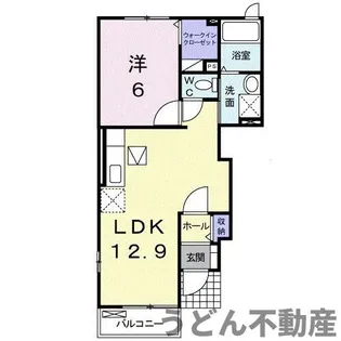 チェリ ブラッサムⅡ【1階】の間取り