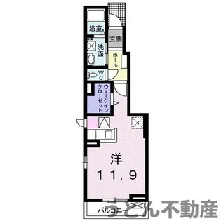 ベル・メゾン【1階】の間取り