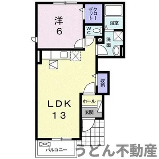 サンラブリーⅡ【1階】の間取り