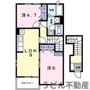 メゾン・ユニティー【2階】の間取り