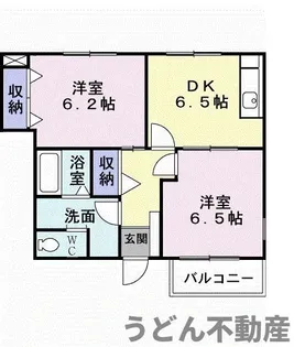 ラ・フォンダ B【1階】の間取り