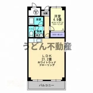 アーバン茜【10階】の間取り