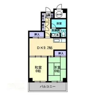 アーバン茜【5階】の間取り