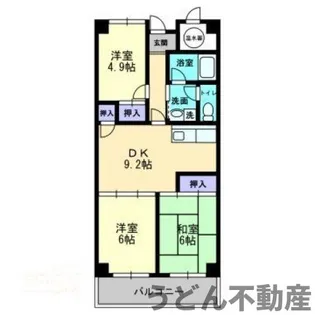 アーバン茜【7階】の間取り