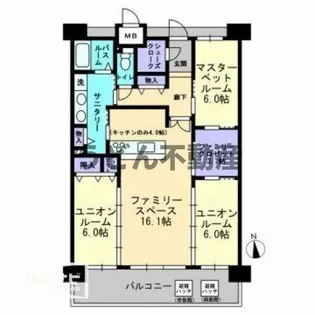 アルファウィズ太田【302号室】の間取り