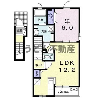 アクアマリンⅠ【2階】の間取り
