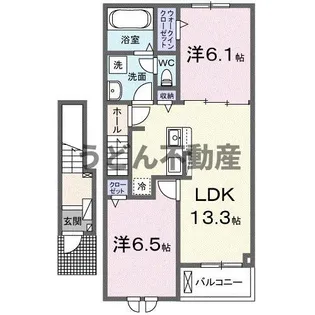 エスペランス太田【2階】の間取り