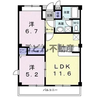 グランドガーデン【2階】の間取り