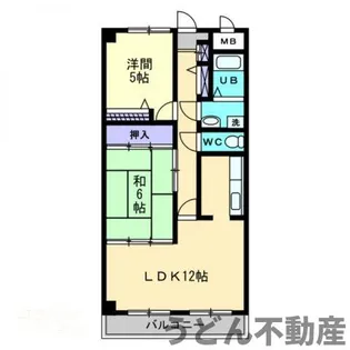 スカール上之町【303号室】の間取り