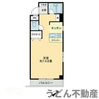 ビブラン宇多津【2階】の間取り