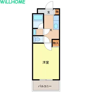 パイナップル荘【106号室】の間取り