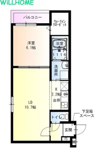 フジパレス市駅東イースト【302号室】の間取り