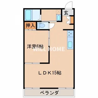 和歌山県和歌山市和歌浦東4丁目【マンション】の間取り