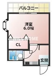 和歌山県和歌山市毛見【マンション】の間取り