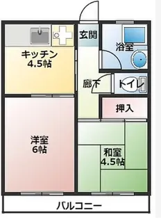 和歌山県和歌山市内原【マンション】の間取り