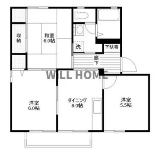 ディアス末吉【1階】の間取り