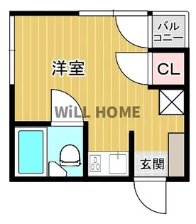 コーポピープル【2階】の間取り