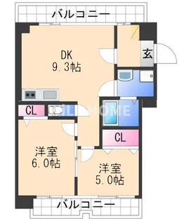 和歌山県和歌山市吉田【マンション】の間取り