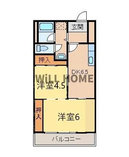和歌山県和歌山市楠見中【マンション】の間取り