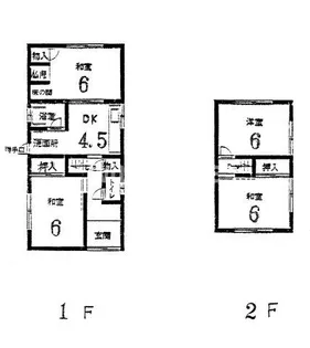 和歌山県岩出市金屋【一戸建】の間取り