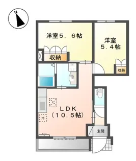 コンチェルト【1階】の間取り