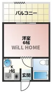 ル・シャトー十二番丁【2階】の間取り