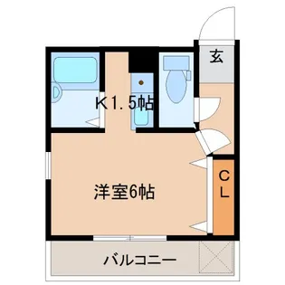 シャルマンフジ和歌山拾五番館【1階】の間取り