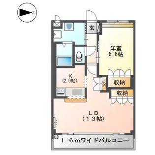 モア・フレーブ【2階】の間取り