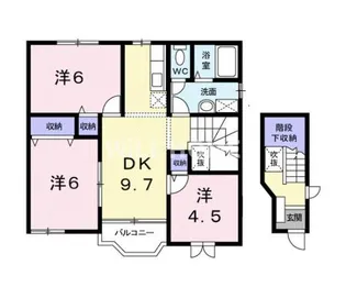 和歌山県和歌山市秋月【アパート】の間取り