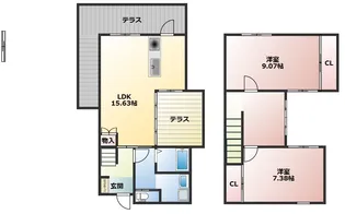 和歌山県和歌山市桑山【一戸建】の間取り