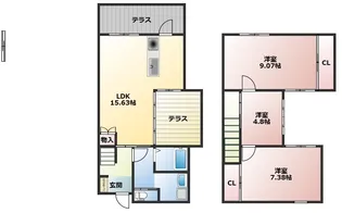 和歌山県和歌山市桑山【一戸建】の間取り