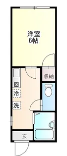 TJ田尻【108号室】の間取り