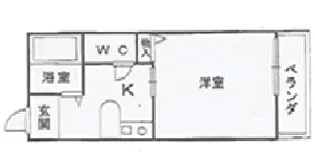 ジョイコート園部【2階】の間取り