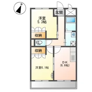 コムス・エルアール【3階】の間取り