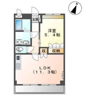 コート・ヴィラージュA【2階】の間取り