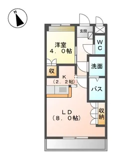 Sun Green Nakano【1階】の間取り