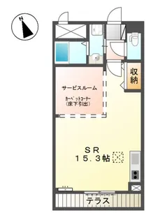 ソレイユ・コート【1階】の間取り