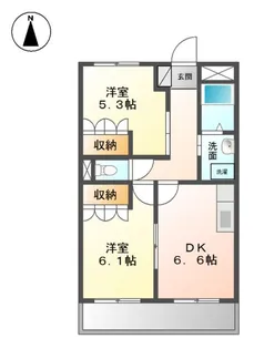 PRONITY COURT Ⅱ【1階】の間取り